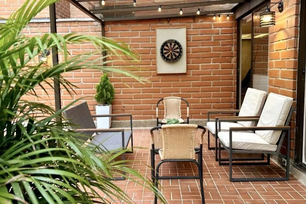Modern 4Bedroom With Private Terrace 500Mb Internet Medellin Apartment